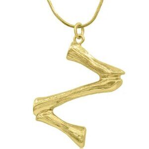 Z INITIAL BAMBOO NECKLACE